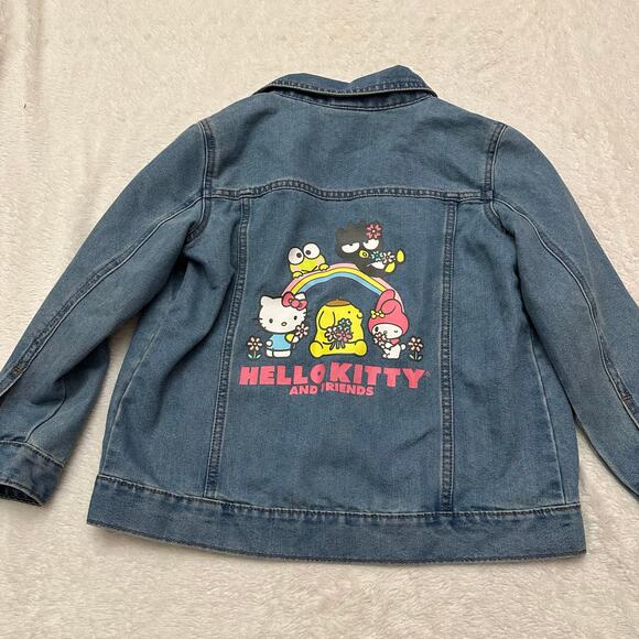 Hello Kitty Jean Jacket sz L (10-12) Denim Jacket - Picture 4 of 7